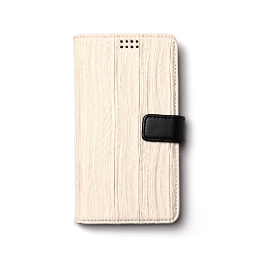 ZENUS 多機種対応スマートフォンマルチケース Pleats Diary ホワイト 目安在庫=○