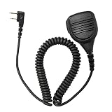 ICOM - Microfono altoparlante resistente per ICOM IC-F3000 F3001 F3002 IC-F12 F15 IC-F16 IC-F33 IC-V80 V85 IC-F3002 IC-F3001 F3021 IC-F3023 IC-F3031 IC-F4001 IC-F4002 IC-F4021