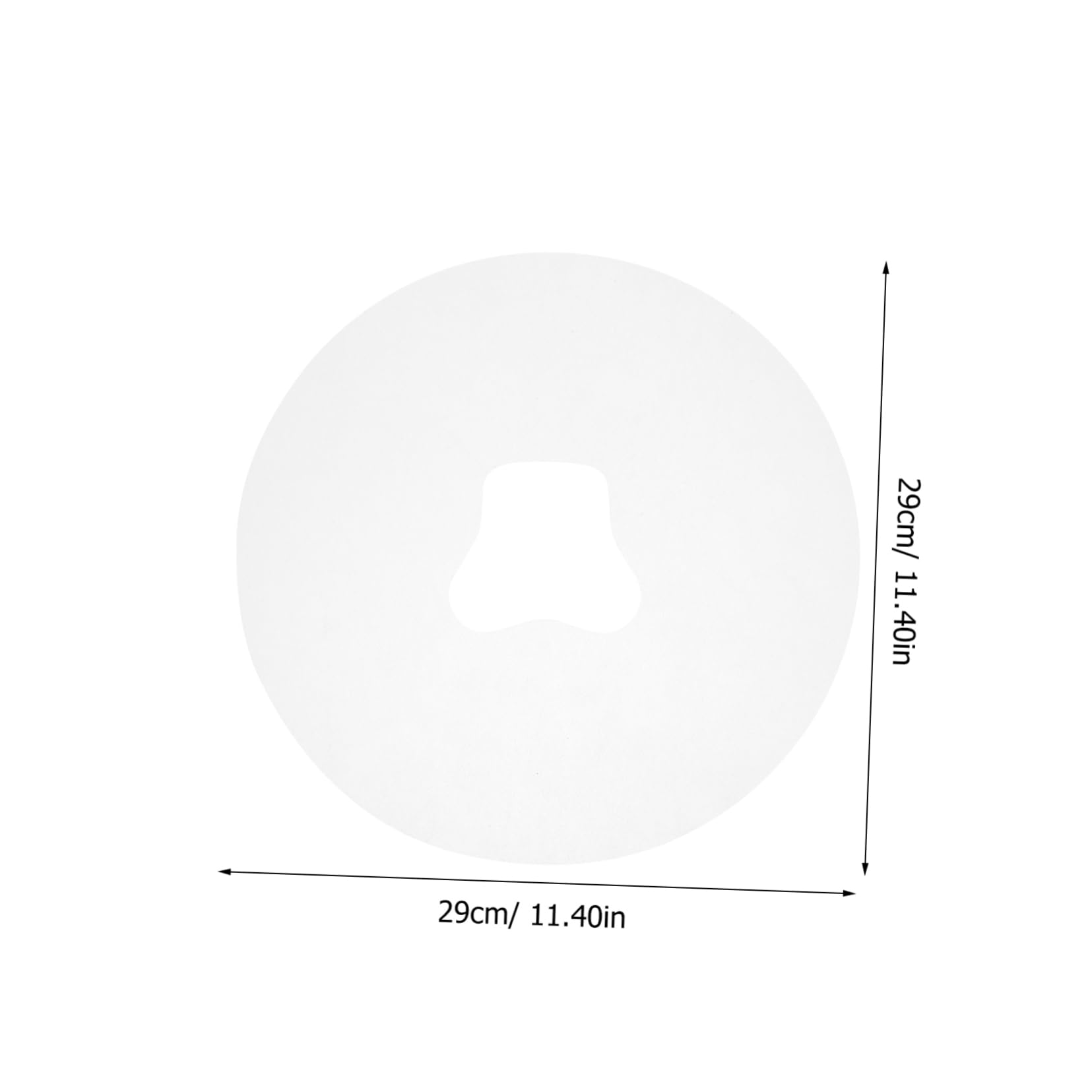 minkissy 200Pcs Disposable Massage Table Headrest Covers Non Woven Fabric for Salons Spas Massage Centers Easy Setup Disposable Client Comfort Quick Application