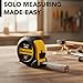 Mr. Pen- Steel Retractable Tape Measure with Fractions, 25-Foot, Easy Read Tape Measure 25 ft