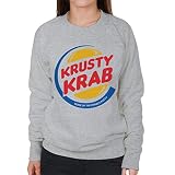 Krusty Krab Parody Burger King Women's Sweatshirt