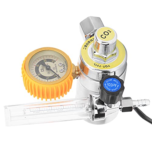 Descompressor de Dióxido de Carbono, Rosca Fêmea de Liga de Zinco G5/8 pol. para CO2, Com Filme Anti