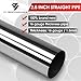 JY PERFORMANCE 2.5'' Stainless Exhaust Pipe Universal Custom Exhaust Straight Pipe Stainless Steel T304 Tubing Piping | 47.3 Inch Long (2.5 Inch OD-2PCS)