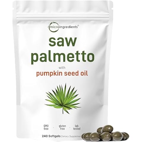 Micro Ingredients Saw Palmetto & Pumpkin Seed Oil Softgels Cover