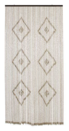 VERDELOOK Tenda legno per interno ed esterno, 100x220 cm, naturale, fili 66