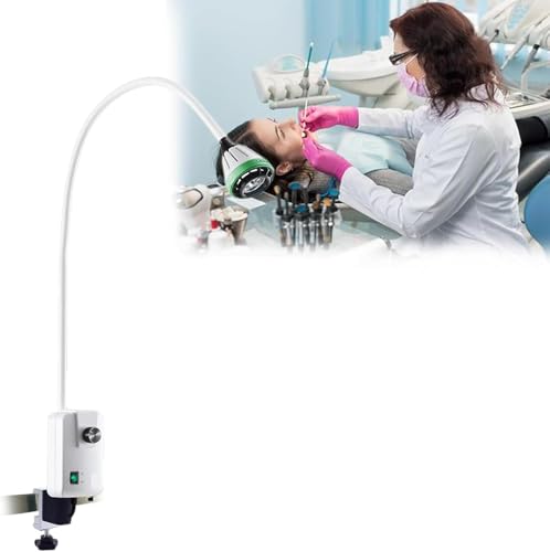 Lámpara De Examen Dental Quirúrgica Móvil Tipo Pared LED, Luz De Examen De Ginecología, Luz De Examen Con Abrazadera Montada En La Pared Para Ginecología, Pacientes Ambulatorios, Estomatología, Otorri
