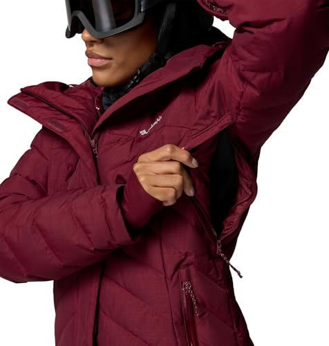 Miniatura 9 de Columbia Lay D Down V Chaqueta, Reflectante Omni-Heat, Repelencia Omni-Shield, Plumón Certificado Rds, Faldón Antipolvo Ajustable, Capucha Compatible Con Casco - Mujer