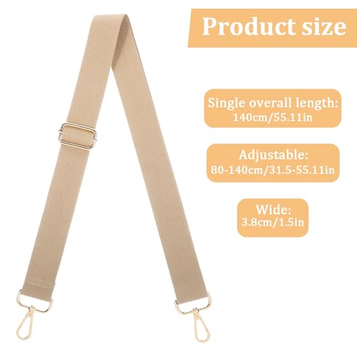 cobee 8 Pcs Wide Purse Straps Replacement, Colorful Solid Color Crossbody Bag Straps Set Adjustable Shoulder Handbag Strap for Women3