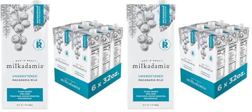 milkadamia Macadamia Milk - Unsweetened - 32 Fl Oz -