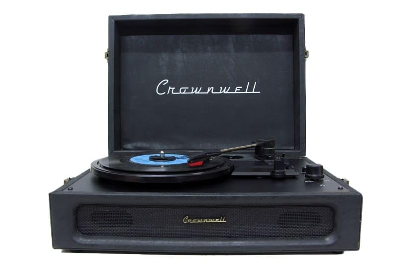 Çanta; Casablanca Retro Pikap, 3 Devirli (33/45/78), Dahili Hoparlörlü, Bluetooth Bağlantılı, Nostaljik Taşınabilir Plak Çalar, Siyah