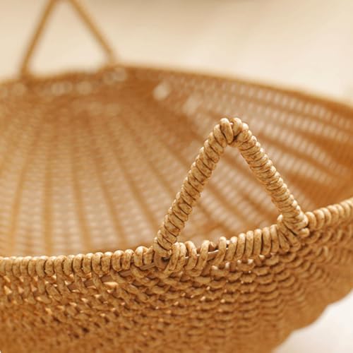 Cuencos de almacenamiento de frutas decorativos con acabado artesanal 7