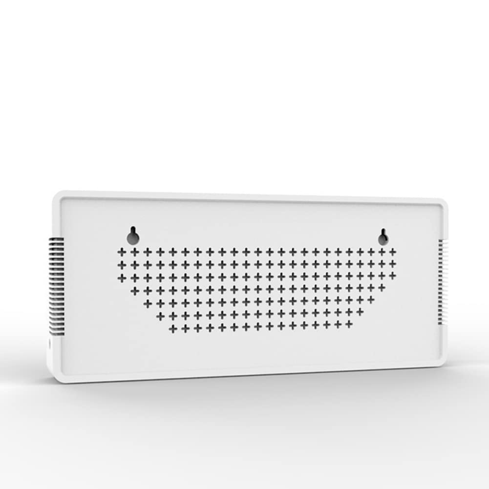 Tuya WiFi Medidor de de Sonido decibelios Digital montado en la Pared Inteligente medidor de Ruido Decibelios Monitor de Temperatura y Humedad Medidor decibelios LED de Pantalla Grande