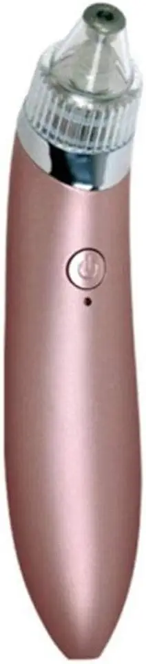C&B Ferramenta para Remoção de Impurezas da Pele - Removedor de Cravos - Dispositivo a Vácuo - Rosa - Aço Inoxidável