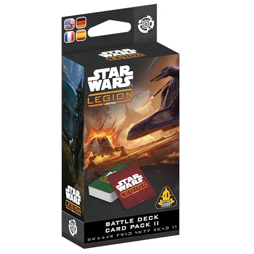 Asmodee, Star Wars: Legion - Battle Deck Card Pack II (Juego de Cartas de Batalla II), versión DE, extensión de Mesa para 2 Jugadores a Partir de 14 años con 120-180 Minutos de Tiempo de reproducción