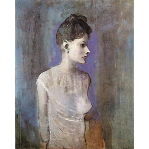 Affiche Femme dans une nuisette habiller un grand mur vide poster retro 76x101 cm