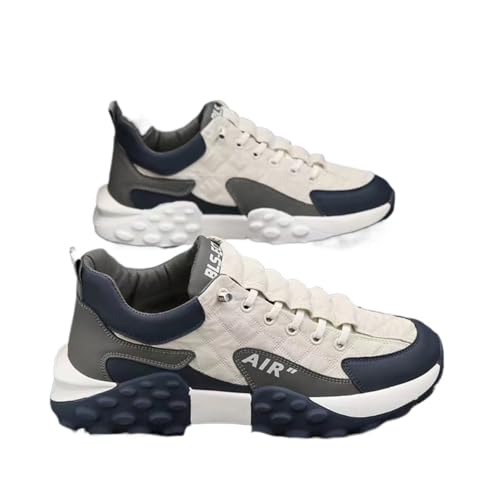 Safety Shoes for Men Breathable Mesh Comfortable Walking Shoes Fashion for Everyday Wear (8.5,Beige)