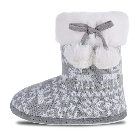 Festooning Girls Winter Anti-Slip Slippers Cover