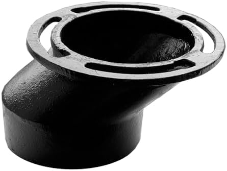 4 X 4 X 2 CI Overall Size Closet Flange