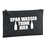 spartoo homme Le parfait Spar Wasser Trink Bier Bierflasche Cadeau : Qu'il s'agisse d'un anniversaire, de la fête des mères, de la fête des pères ou de Noël, cette trousse de toilette est non seulement pratique, mais aussi une surprise imaginative.