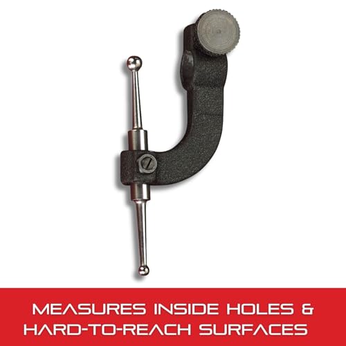 Starrett Indicator Hole Attachment - 3/8" Range, 13/16" Hole Depth, .375" Stem Hole, 1/8" Diameter Ball End Swivel Arms - 670A by Starrett - Image 5