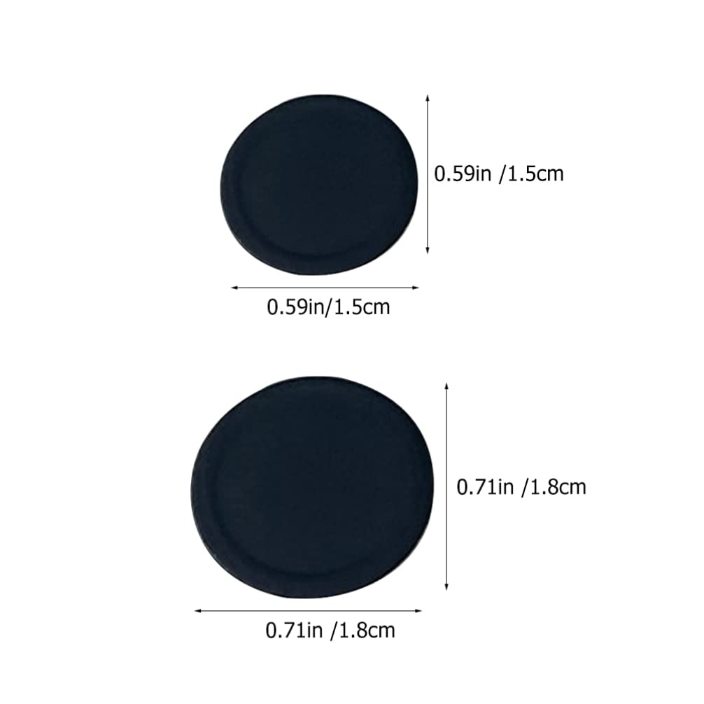 SUPVOX 1 Set Kazoo Flute Diaphragm Kazoo Film Replacement Kazoo Membrane Replacement Kazoo Flute Films Kazoo for Kids Pe Flute Diaphragms Flute Diaphragms for Kazoo Black Kazoo Membrane