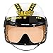 Aeromax Jr. Armed Forces Pilot Helmet with Tinted, Movable Visor White, Fits Ages 3-12