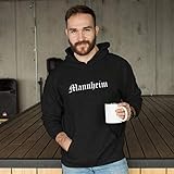 80% Baumwolle 20% Polyester World of Football Kapuzenpulli Old Mannheim - XXL