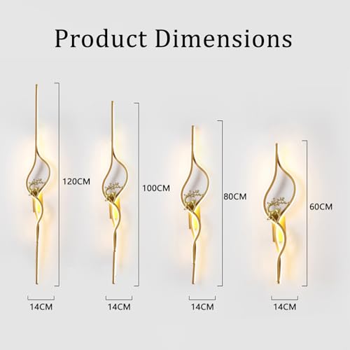 Apliques de pared interior LED regulables 3000K-6500K de aluminio 2