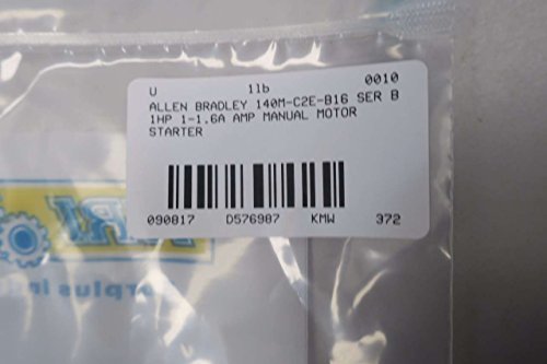 Allen Bradley 140M-C2E-B16 Manual Motor Starter Ser B 1Hp 1-1.6A Amp D576987 #TOP7