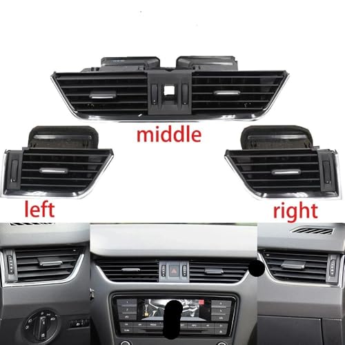 Grille de ventilation avant arrière pour Octavia 5E MK3 2015-2021 - 2
