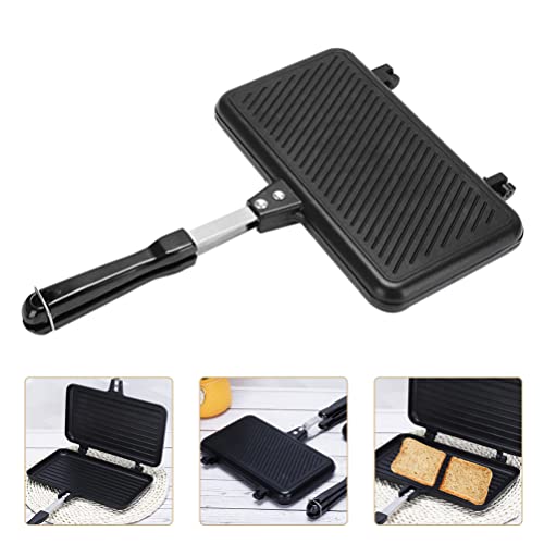Camping-Toaster BESTonZON Doppelseitige Bratpfanne für Sandwiches und mehr