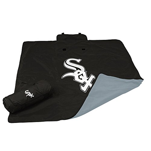 NCAA Chicago White Sox Adult All Weather Blanket, Black