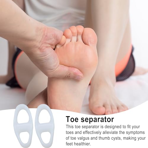 Espaçadores de dedos - Espaçador de pé de silicone para dedos dos pés - Separadores ortopédicos reut