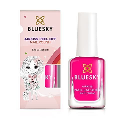 BLUESKY Lakier do Paznokci dla Dzieci, Pop, Różowy, na Bazie Wody, 5 ml, Peel-Off