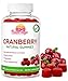 Flamingo Supplements - Cranberry Gummy Supplement for Women, Men, and Kids. Vegetarian, No Gluten, Gelatin or GMO. Kosher and Halal. 60 Count