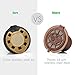 BRBHOM Refillable Capsules Pods Reusable Coffee Capsule Filters Set of 6 Compatible with Machines with Coffee Spoon, Brush