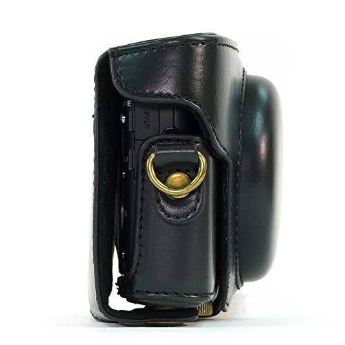 Funda de cuero para cámara Sony RX100 con correa de hombro miniatura 7