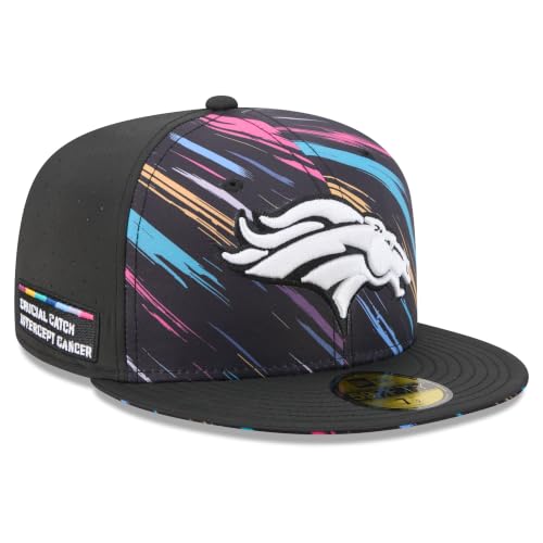 New Era Men's Black Denver Broncos 2026 NFL Crucial Catch 59FIFTY Fitted Hat