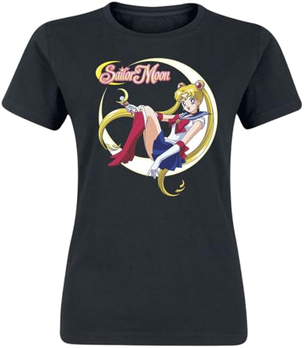 ABYstyle - Sailor Moon - T-Shirt - Sailor Moon - Femme - Noir (M)