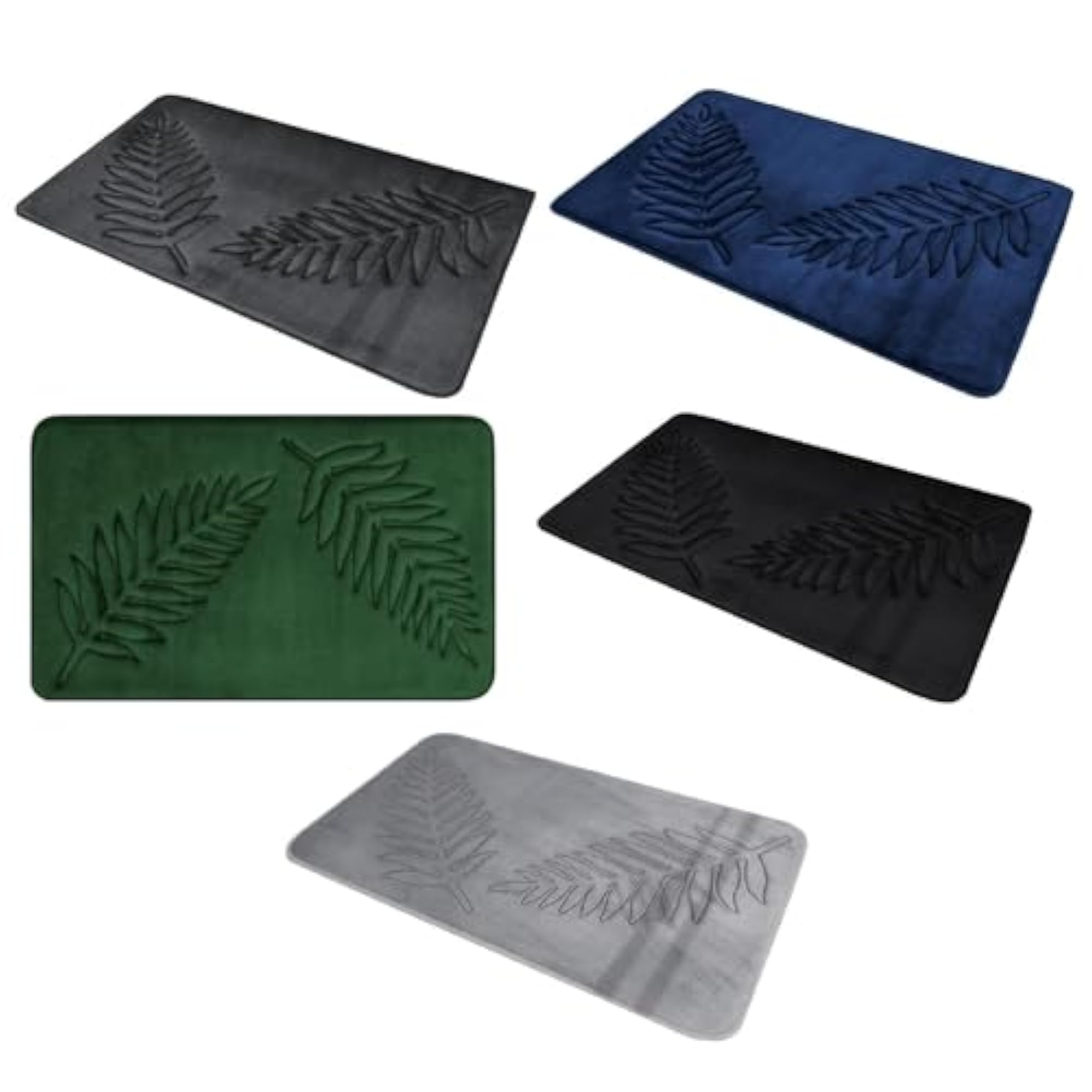 Bathroom Floor Mat Shower Quick Dry Mat, Grey