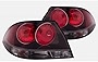 For Mitsubishi Lancer Sedan 2004-2007 Tail Light Assembly Altezza Black Driver and Passenger Side