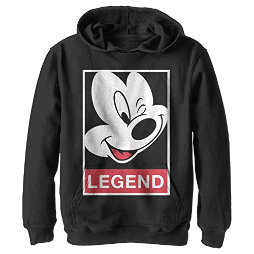 Pull Disney garçon noir en polaire thermique taille M doté d'une grande capuche anti-froid