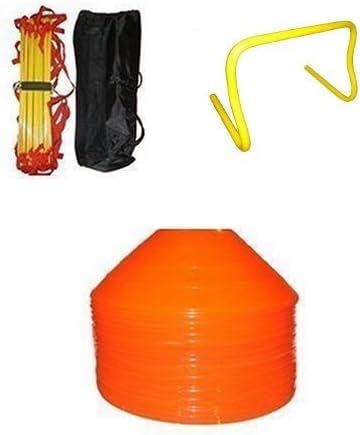 Mini Coach's Kit - (4) 12 Inch Hurdles, 1 Agility Ladder, 50 Cones