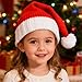 Christmas Hat for Kids 1-4 Years Santa Winter Baby Slouchy Beanie Windproof Warm Knit