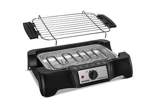 Churrasqueira Elétrica, Mondial, Preto, 1500W, 220V - CH-07