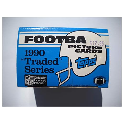 1990 Topps Football Traded Factory Set with Emmitt Smith's Rookie Card!