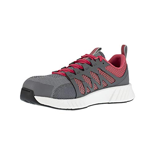 Image of Reebok Womens Rb314 Womens Fusion Flexweave Work Safety Toe Athletic Work Shoe Heritage Teal