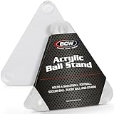 BCW Acrylic Ball Stand, 1 Pack | Anti-Slip Design for Basketball, Football, and Soccer Ball Display