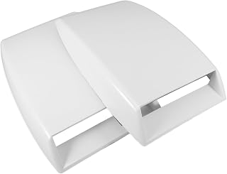 MOLUCKFU De Accesorios Decorativos Para Ventilación Del Capó Del Coche Adorno De Ventilación Para Capó Estilo Moderno Color