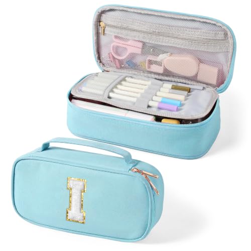 Image of YOOLIFE Initial Bag, Personalized Birthday Gifts, Blue (I)